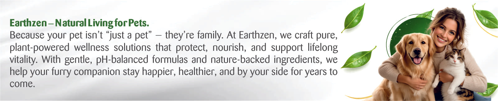 Earthzen About us Text content Full width Banner